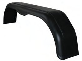 Garde-boue plastique double essieu 240 mm Knott 6X1506.002
