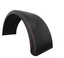 Garde-boue arrière H-PE 40.1280.20 SG 2010 mm Knott 407504.001