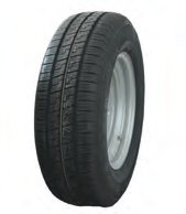 Roue complète 8,25R15 6×205 ET0 Knott 404016.001
