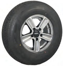 Roue complète 205R14-C ALU Knott 421796.001