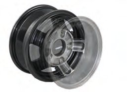 Jante 13” 4,5Jx13 ALU Zwilling außen 5×140 Knott 419797.002