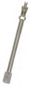 Accessoire jante : rallonge de valve droite 100mm Knott 420974.001
