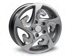 Jante 13” 6,00×15 Pferdeanhänger silver Knott 425931.001