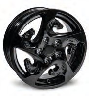 Jante 13” 6,00×15 Pferdeanhänger schwarz Knott 425931.002