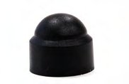 Schutzkappe PE — vis: M10; Schlüsselweite: SW17; Farbe: schwarz Knott 45832.50