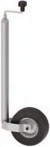 Roue jockey TK48 moyeu rallongé galvanisé Knott 403430.001