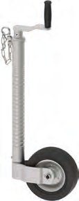 Roue jockey TK48 tube nervuré galvanisé Knott 409329.001