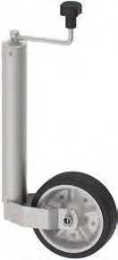 Roue jockey TK60V renforcé galvanisé Knott 417337.001