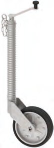 Roue jockey TK60 tube nervuré galvanisé Knott 6D5616.002