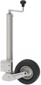 Roue jockey ATK60 moyeu rallongé 4 trous Knott 6D5318.002