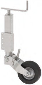 Roue jockey caoutchouc galvanisé Knott 400287.001
