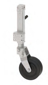 Roue jockey acier noir galvanisé Knott 6D5716.001