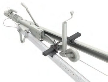 Traverse réglable pour roue jockey Knott 208765.001