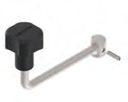 Manivelle roue jockey 130 mm Knott 412023.001