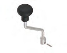 Manivelle roue jockey 85 mm Knott 418912.001
