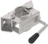 Support roue jockey fonte manette Knott 403009.001