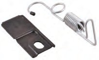 Système blocage support roue jockey Knott 406236.001