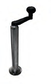Béquille à manivelle carrée 40x40mm 200kg Knott 6D8913.001