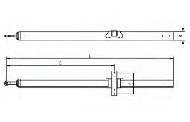 Timon KDV180 10000kg anneau d’attelage L:3500 Knott P30010.001