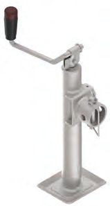 Stützfuß klappbar ST2104 (Stützfüße) — max. stat. Tragkraft kg: 900; B: 330; D: 410; E: 168; moyeu: 250; G: 120×140; I: 265; Ø: 51 Knott 412907.001