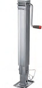 Spindelstütze DG487/3SF 90×90 vierkant — max. stat. Tragkraft kg: 3000; B: 600; C: 440; D: 760; E: 225; G: 280; H: 400; moyeu: 360 Knott 420171.001