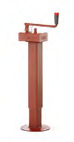 Spindelstütze PR695W 80×80 vierkant, avec Untersetzungsgetriebe, zweigängig — max. stat. Tragkraft kg: 4000; D: 733; B: 495; E: 240; G: 220; moyeu: 300 Knott 412904.001