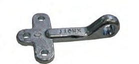 Einfallöse Größe 0 zingué — A: 12 mm; B: 18 mm; C: 44 mm; D: 60 mm; E: 7,5 mm Knott 405059.001
