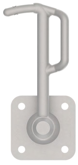Bügelverschluss Größe 1 droit (gauche) — A: 127 mm; B: 70 mm; C: 46 mm Knott 405847.001