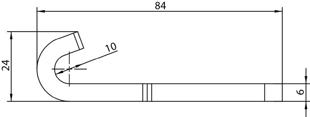 Crochet de fermeture Knott 402108.001