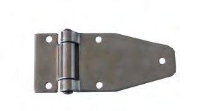 Scharnier Niro — Maße: 150×80 mm; Blech: 4 mm Knott 413451.001