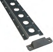 Rail d’ancrage rond galvanisé 2993 mm Knott 416938.001