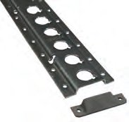Rail d’ancrage rond galvanisé 2993 mm Knott 416940.001