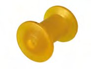 Kielrolle 4“ aus PVC — Farbe: blau; D: 68,5 mm; D1: 42 mm; d: 16 mm; L: 98 mm Knott 6X1064.028