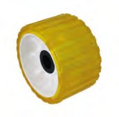 Sliprolle 5“ aus PVC — Farbe: blau; D: 128 mm; d: 20,5 mm; L: 75 mm Knott 6X1067.020