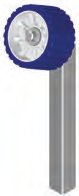 Traverse complet (avec Rolle 6X1067.021) — Farbe: blau Knott 6B9685.001