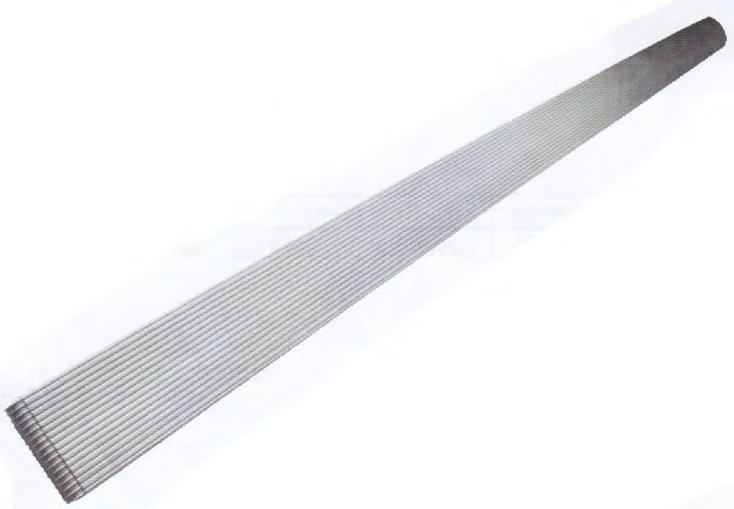 Bootsauflage aus Plastik — A: 3000 mm; B: 100 mm; hauteur: 40 mm Knott 6X1482.001