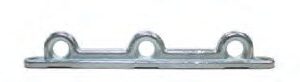 Support de cloison 3 trous 290x25mm Knott 417092.001