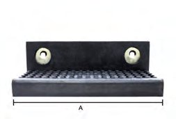 Marchepied caoutchouc pour hayon 147mm Knott 417103.001