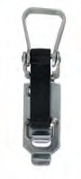 Spatenhalter / Stielhalter Gummilänge 60mm, Gesamtlänge 73mm Knott 418988.001