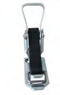 Spatenhalter / Stielhalter Gummilänge 80mm, Gesamtlänge 91mm Knott 418989.001