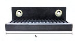 Marchepied caoutchouc pour hayon 147mm Knott 417103.001