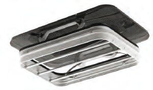 Trappe de toit fumée 350×500 mm avec montants Knott 405194.004