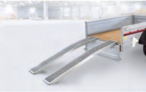 Rampe de chargement cintrée 1500 mm 400 kg Knott 405927.001