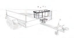 Kit fixation timon carré galvanisé Knott 416793.001