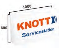Panneau de service Knott PE 1430x425mm 404439.001
