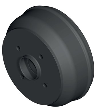 Moyeu-tambour 4×100/M12 Hauteur : 86mm Knott 21225-1B02