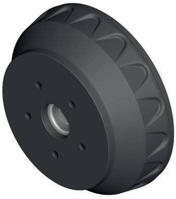 Moyeu-tambour complet 5×112/M12 Hauteur : 98mm Poulie avec 60 dents Knott 407415C002