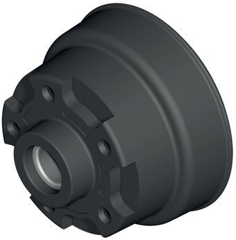 Moyeu-tambour complet 8“ 5×140/M14 hauteur: 160mm Knott 401326N002