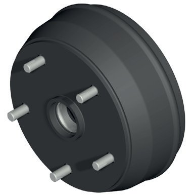Moyeu-tambour 4×139,7/M12 Hauteur : 101mm Knott 406156K001