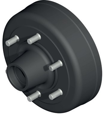 Moyeu-tambour 6×205/M18 Hauteur : 187mm Knott 25766P02